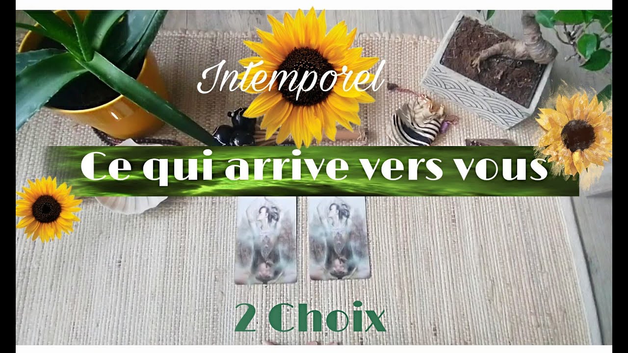 Ce qui arrive vers vous ✨ 2 choix ✨ Intemporel