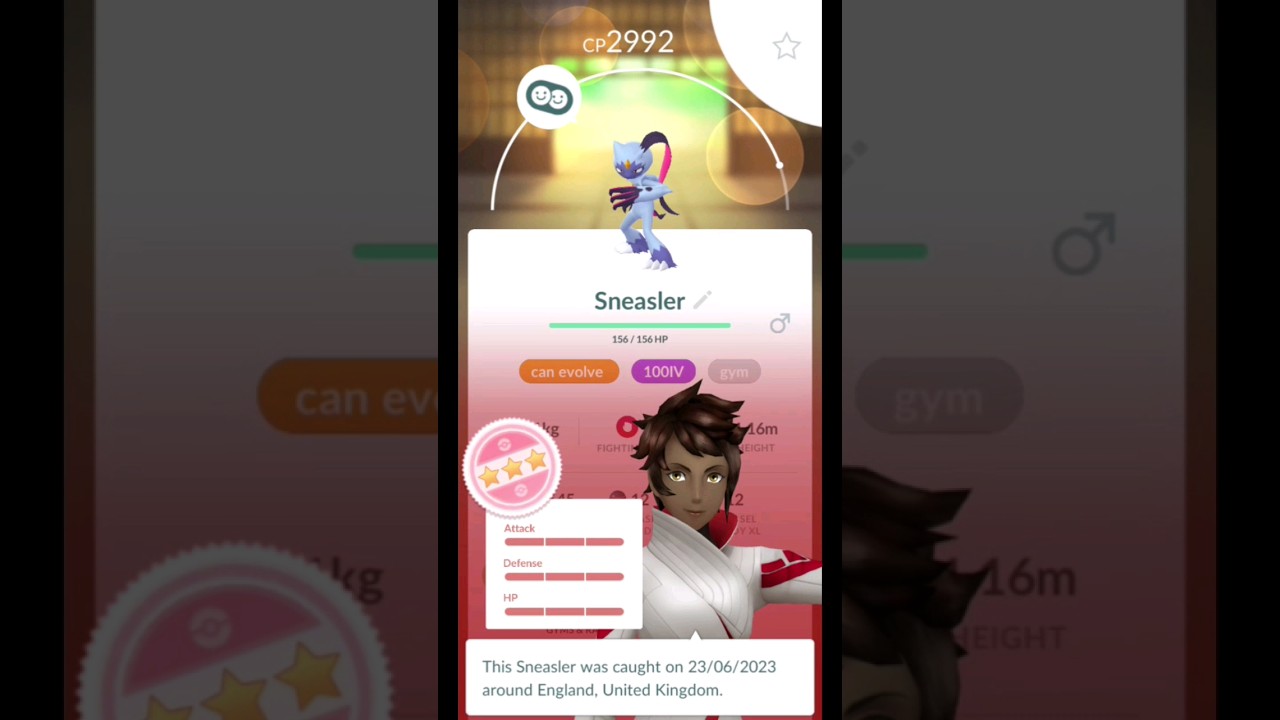 Evolving A sneasel | Register new pokemon| #pok&eacute;mongo #trending #hisui #evolution #sneasler #sneasel