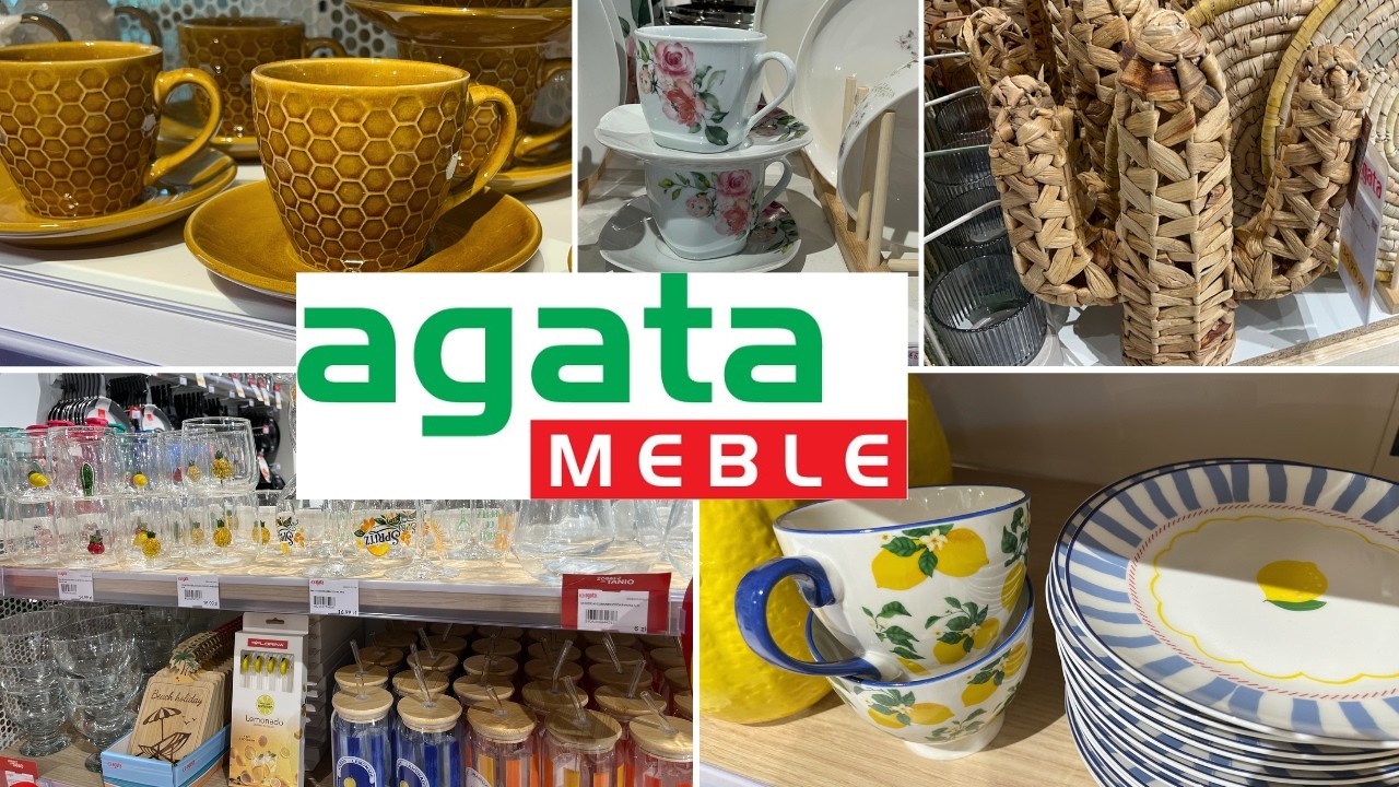 Przegląd p&oacute;łek w Agata Meble/Uroczy kaktus/Piękne filiżanki