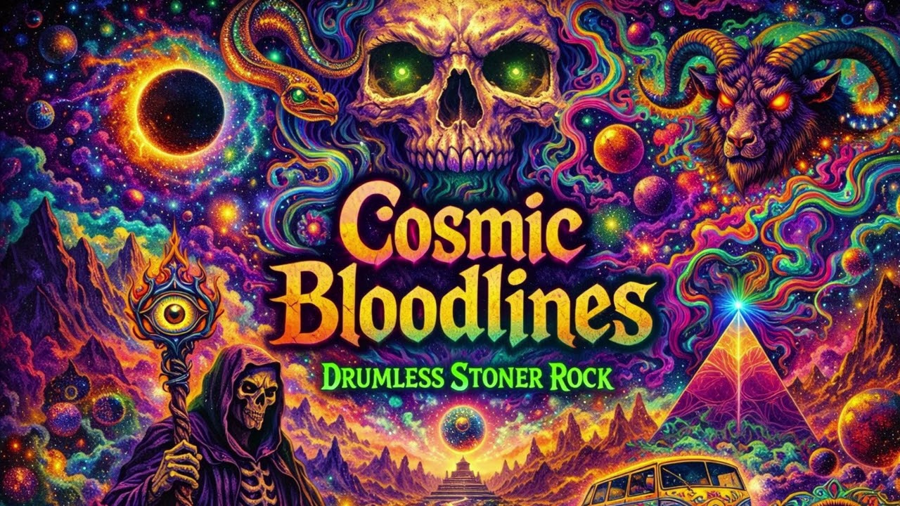 Drumless Stoner Rock Track - Cosmic Bloodlines