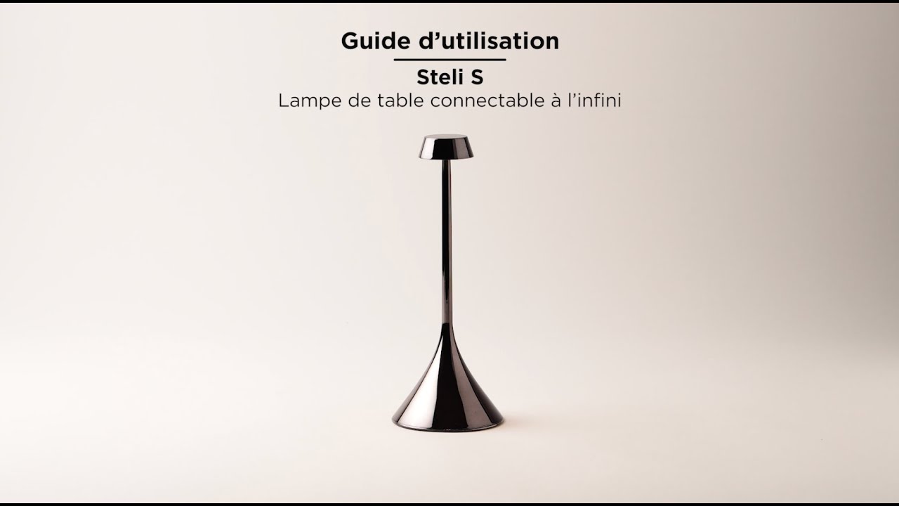 Lexon - Comment utiliser la lampe Steli S
