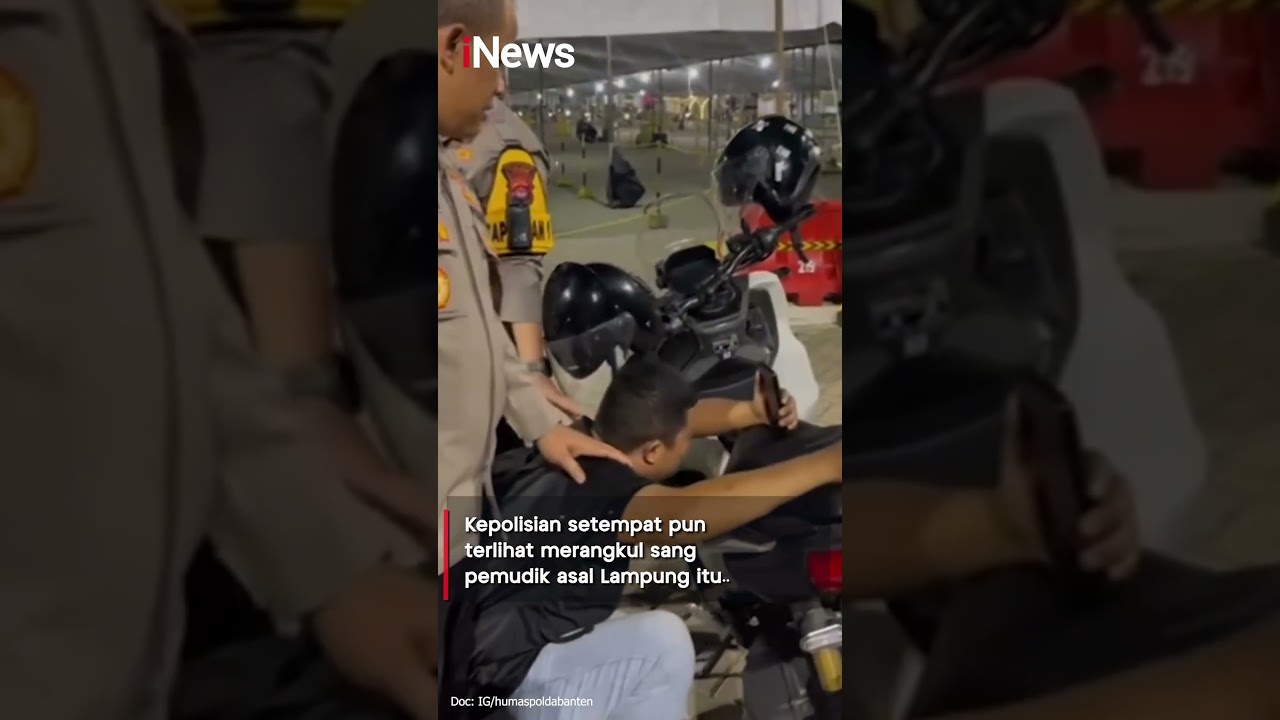 Pilu! Pemudik Motor Ini Menangis Terima Kabar Ibunya Meninggal #shorts