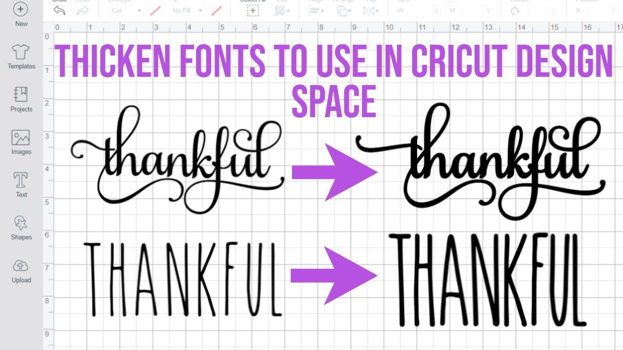 HOW TO THICKEN FONTS IN INKSCAPE TO USE IN CRICUT DESIGN SPACE
