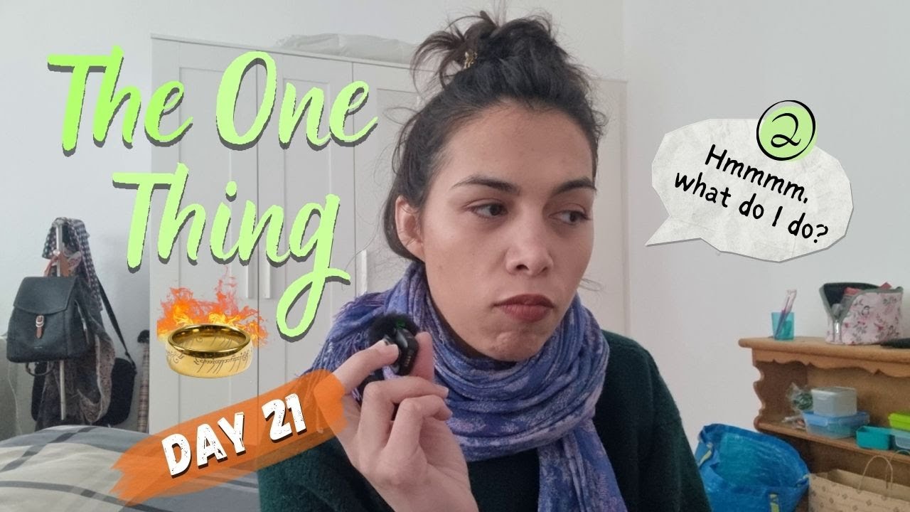 DAY 21: The One Thing challenge ~ back to writing routine + daily prompt | #TheOneThingChallenge