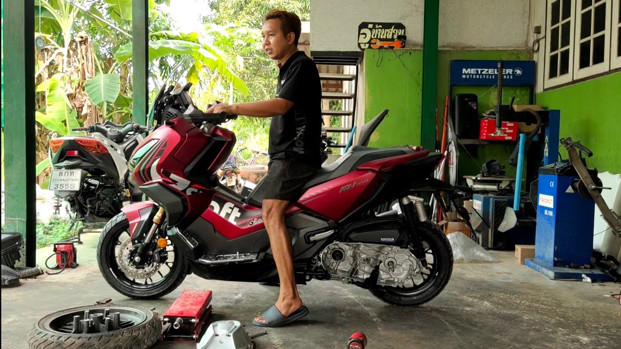 มาดู ADV 350 ใหม่ล่าสุด ของช่างโก้อู่บ้านสวน | รีวิวบ้านๆ