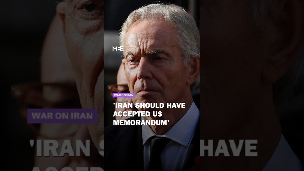 Tony Blair suggests Iran is not calculating America's strategy properly