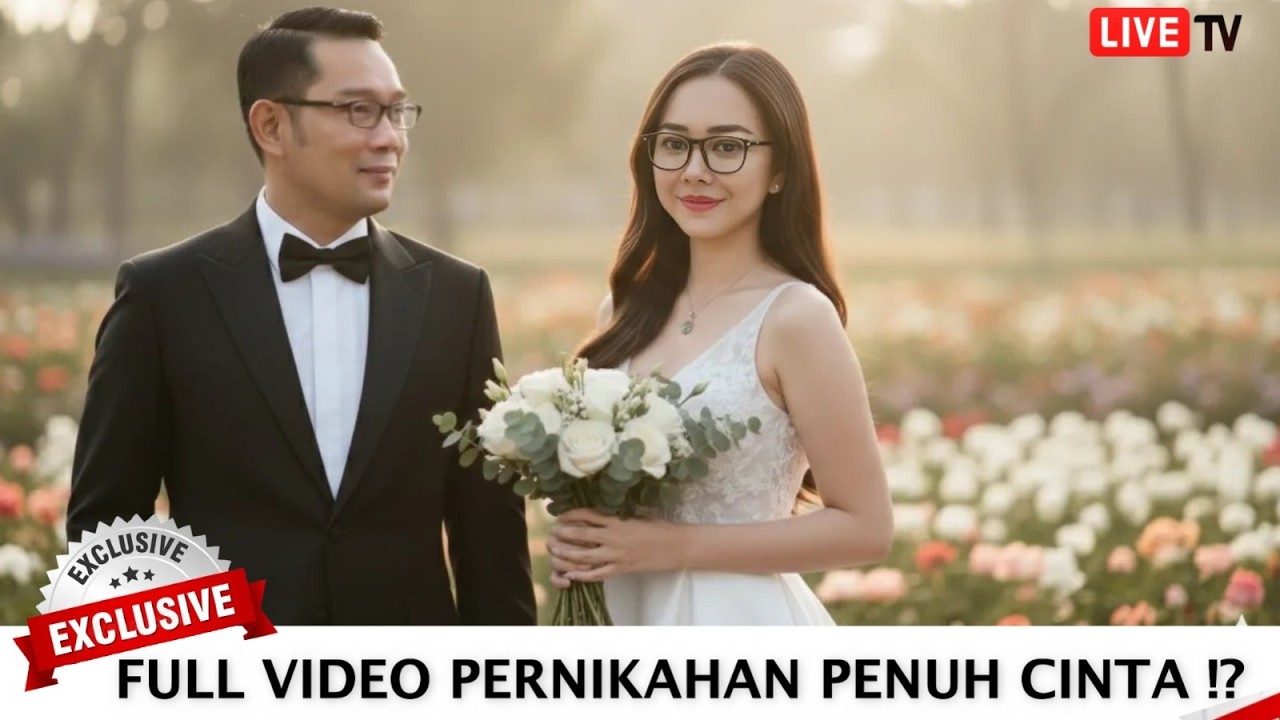 Pernikahan Aura Kasih & Ridwan Kamil Digelar Privat Penuh Cinta dan Bahagia