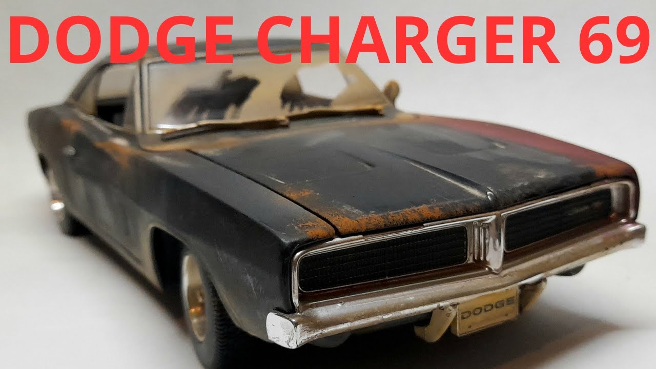 DODGE CHARGER 69 - 1:18 SCALE - DIECAST CUSTOM - MAISTO