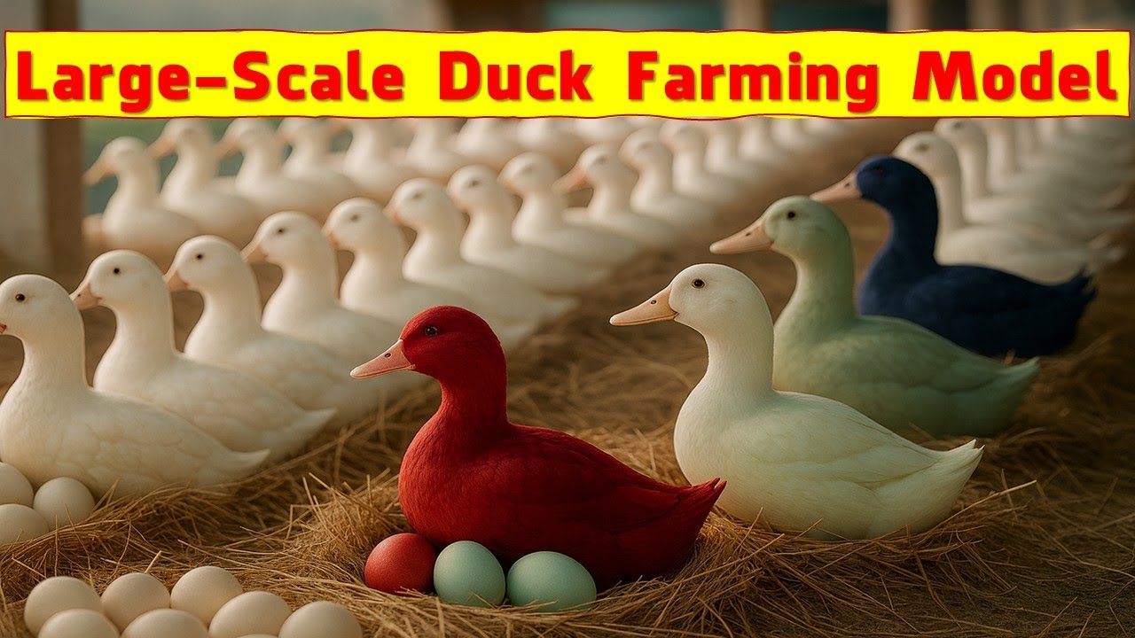 Discover LARGE-SCALE Duck Farming Model - The MOST Modern Duck Farming complex in Southeast Asia