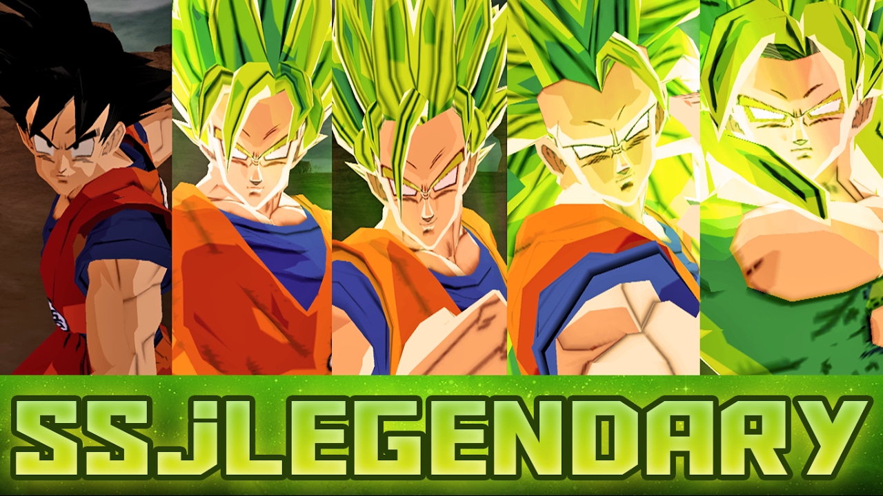 Goku SSJL,SSL2,SSL3 and SSJL4 - Dragon Ball Z Budokai Tenkaichi 3