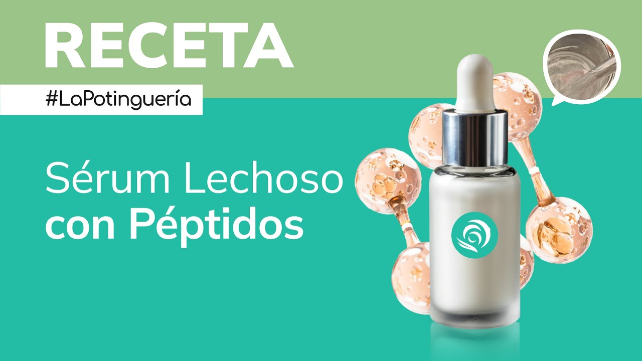 Cómo hacer Sérum Lechoso de Péptidos 🍇PIEL FIRME+ELÁSTICA 🏹| PASO A PASO 🥣 Jabonarium #LaPotinguería
