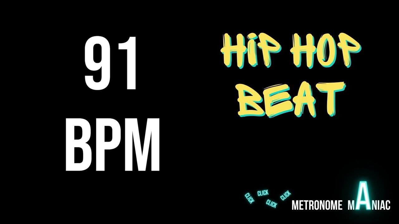 Drum loop - HIP HOP beat - 91 BPM