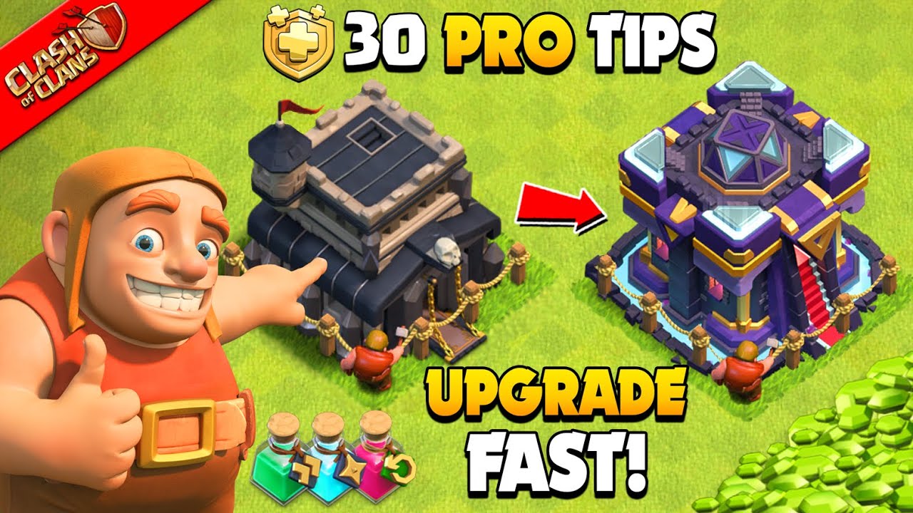30 способов быстро увеличить свою базу в Clash of Clans
