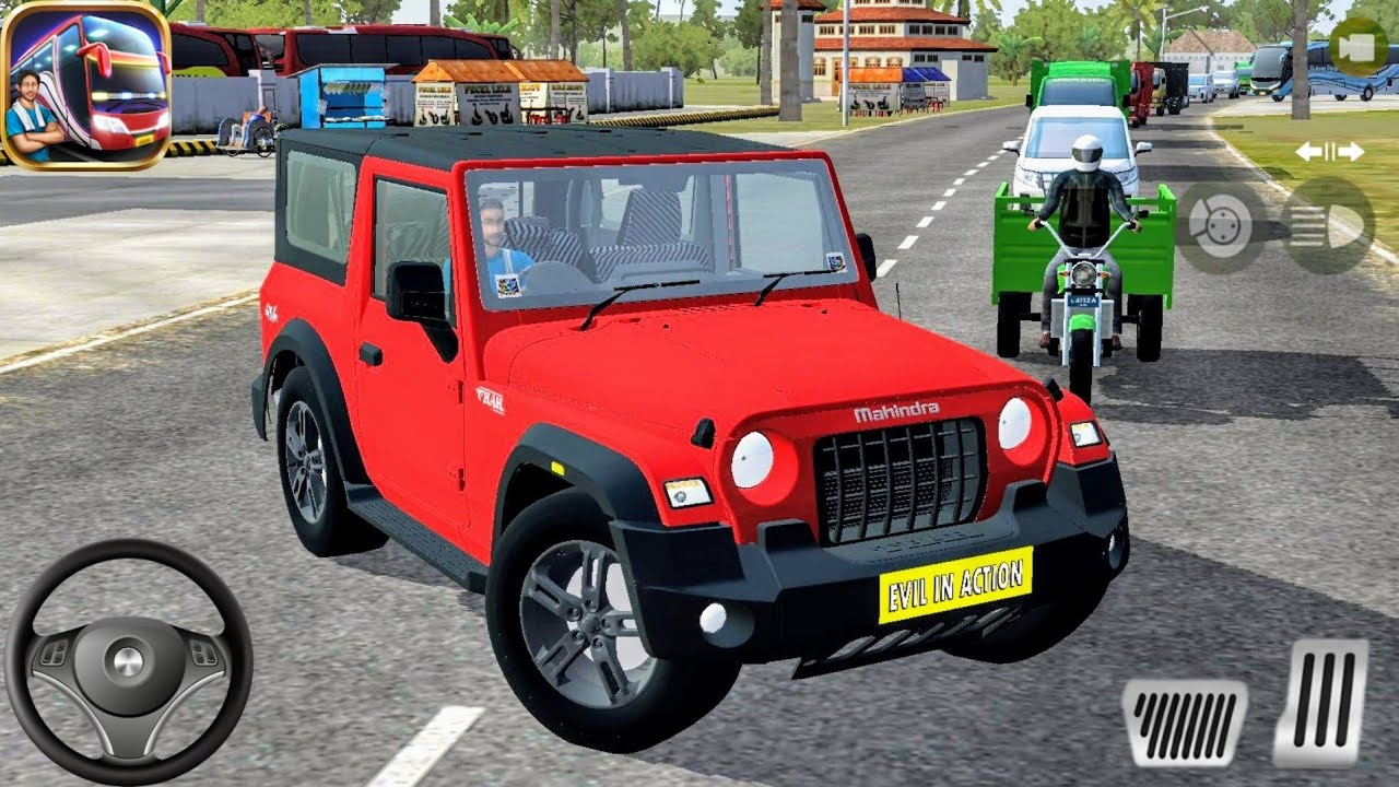 New Mahindra Thar Driving - Bus Simulator Indonesia - Car Games Android Gameplay