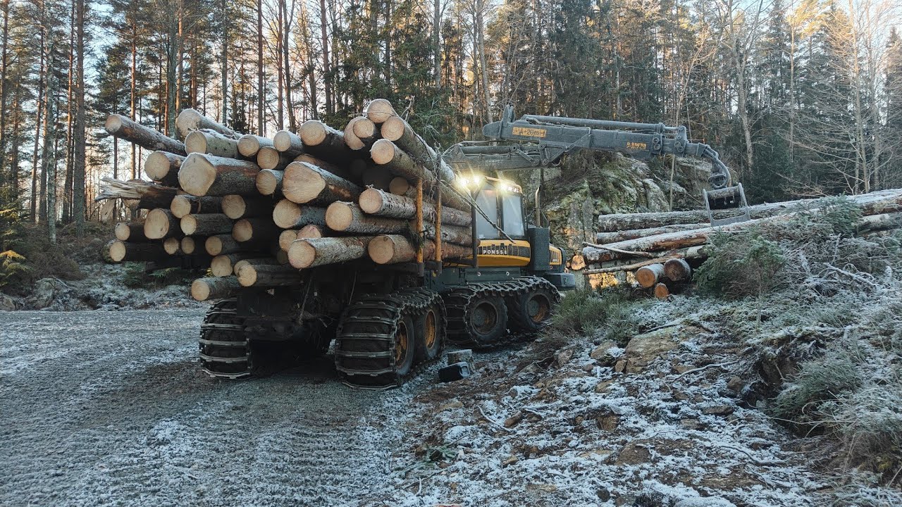 Ponsse Buffalo with an old prototype flexbunk. 