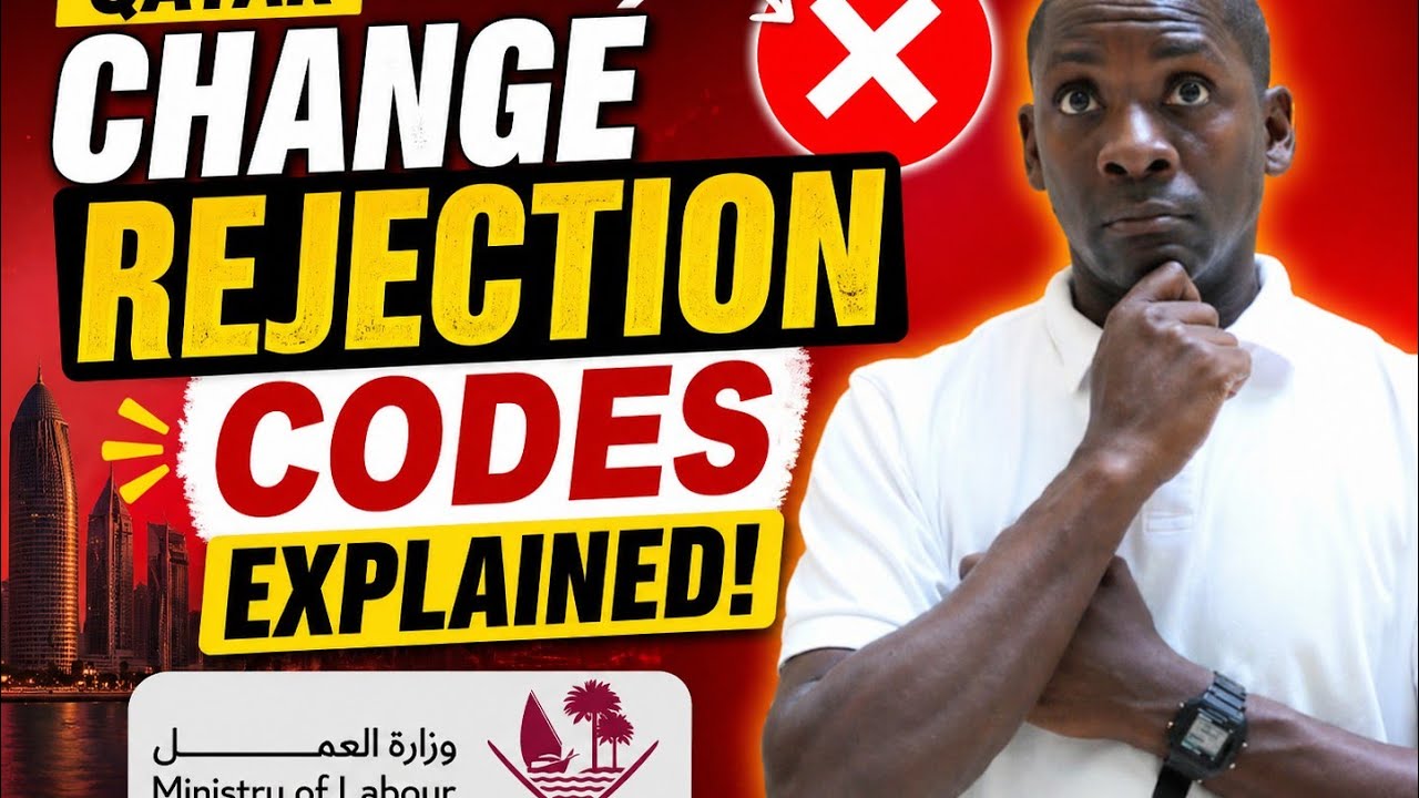 Qatar Job Change Rejection Codes Explained | Top 10 Ministry of Labour Codes | Mexcreationtv