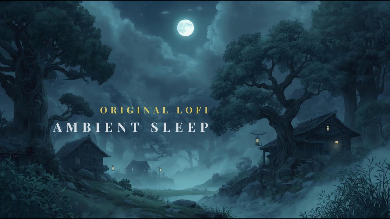 Soft Scandinavian Fog Lofi Sleep — Dreamy Night Ambience 🤍✨
