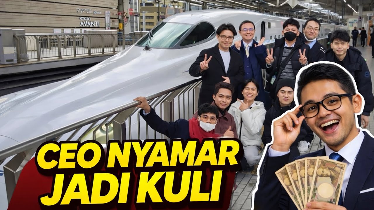 AKTIFITAS CEO YANG SEDANG MENYAMAR JADI KULI🇯🇵