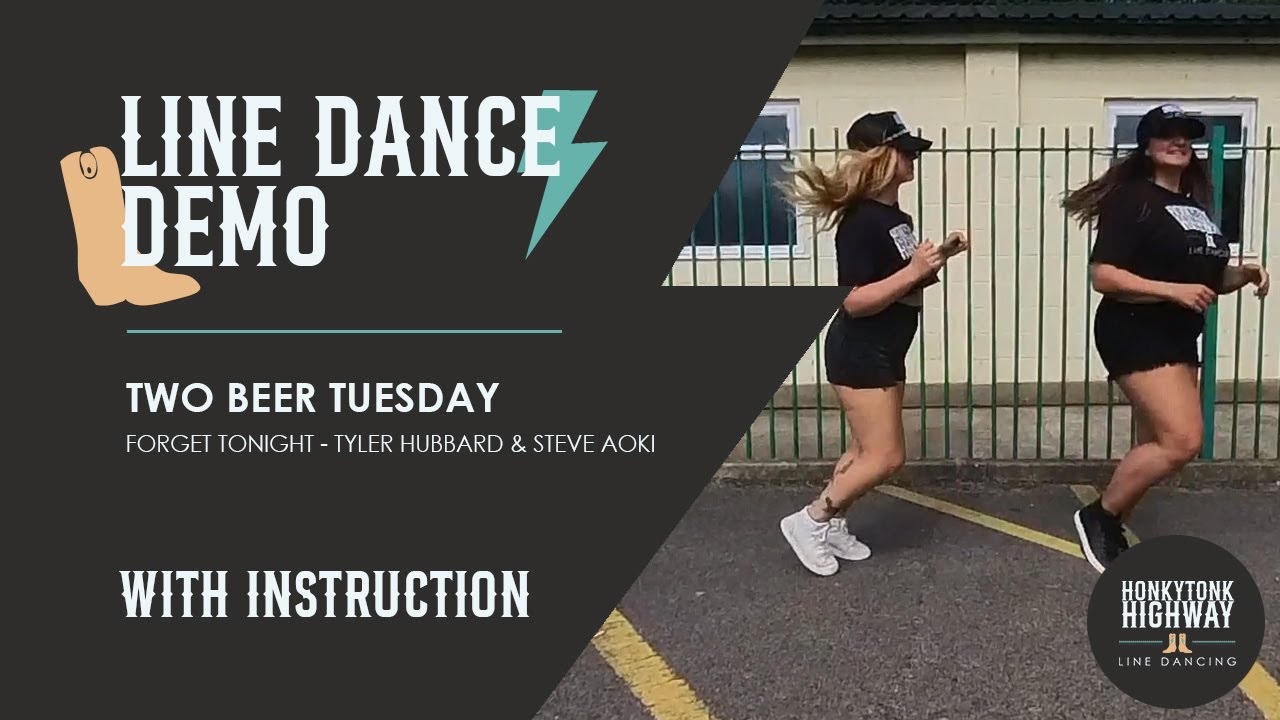 Two Beer Tuesday Line Dance Demo with Instruction