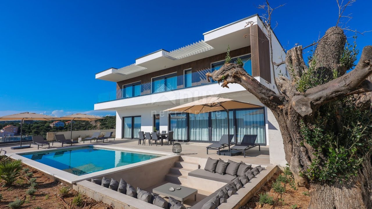OTOK PAG,  NOVALJA - izuzetna moderna vila s bazenom ID 23470