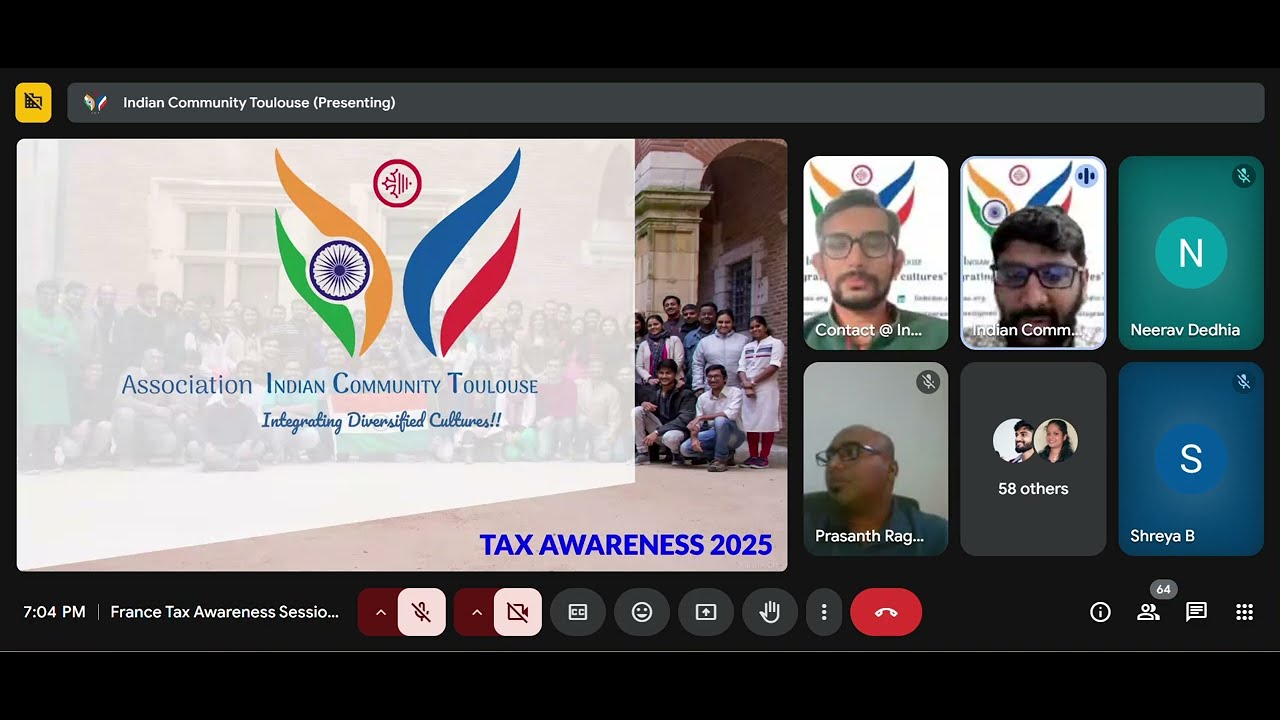 Income Tax in France Simplified 🇫🇷 | Tax Awareness 2025 for Indians in France | ICT Webinar