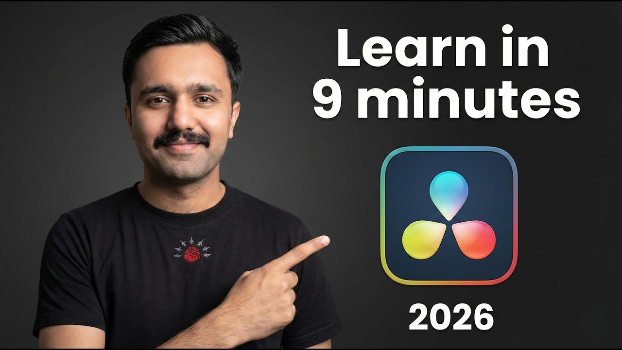 DaVinci Resolve Beginners Tutorial 2026 | DaVinci Resolve Tutorial for Beginners