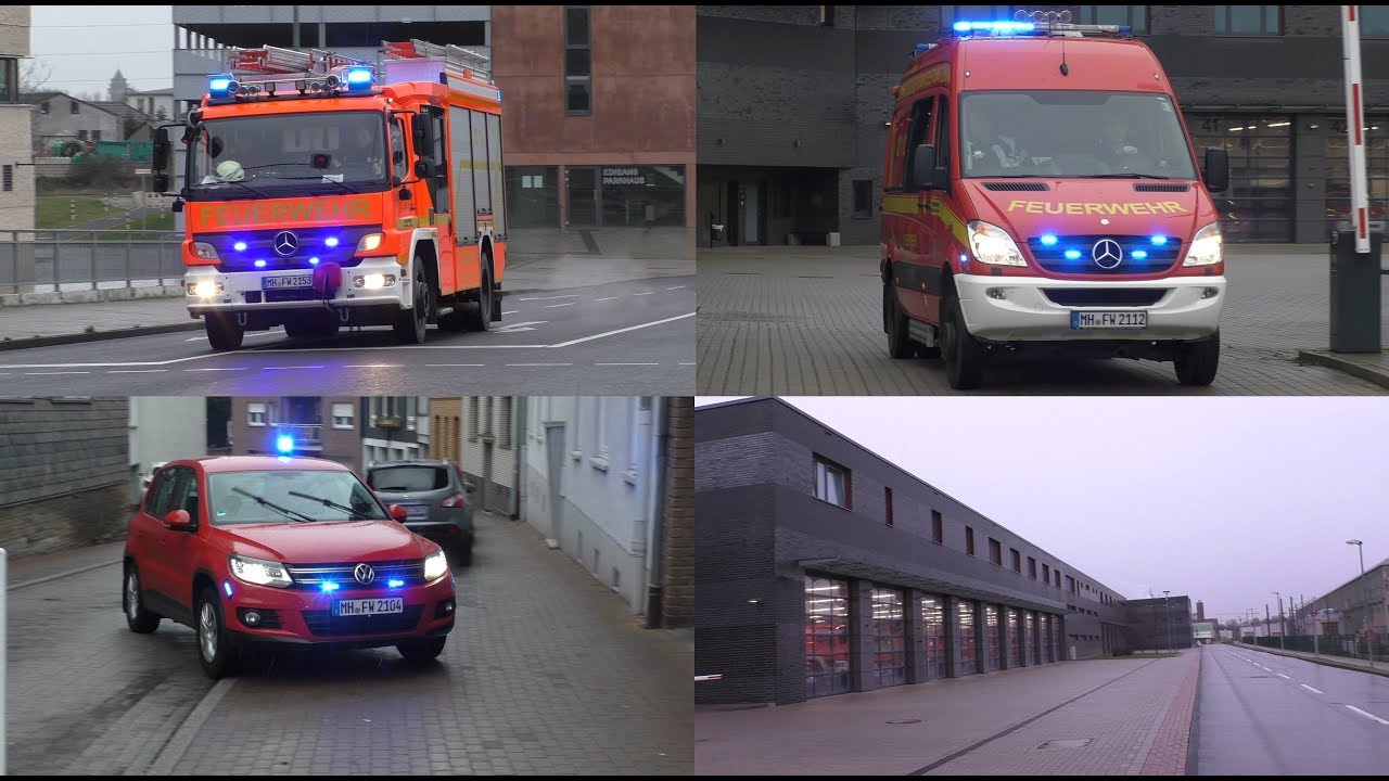 [Chaos in Mülheim: 3x Alarmgong/Durchsagen während Alarmfahrten zum Großeinsatz] Feuerwehr Mülheim