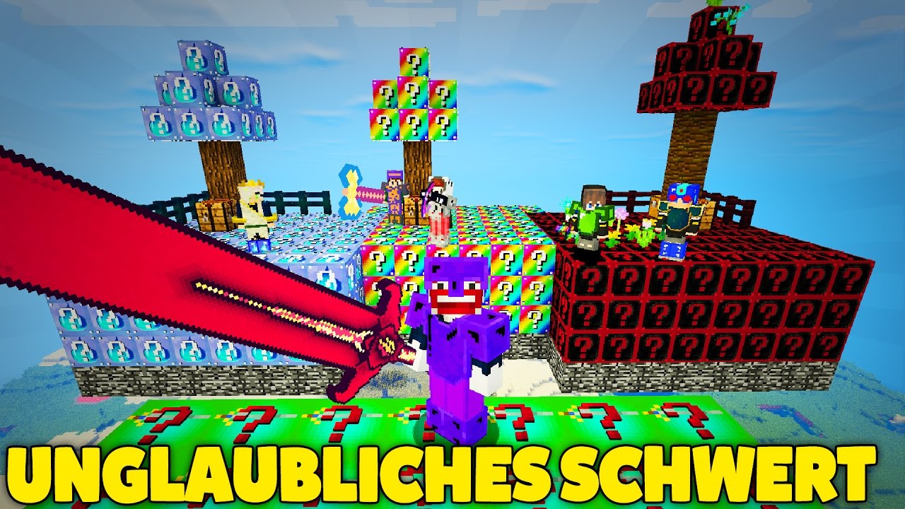 DAS ABSOLUT STÄRKSTE SCHWERT IN MINECRAFT | LUCKY BLOCKS KING