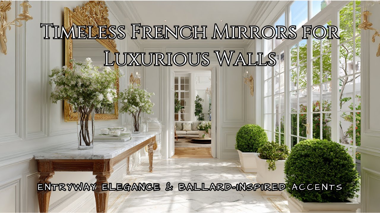 Elegant French Mirrors and Wall Accents | Ballard Designs Tips
