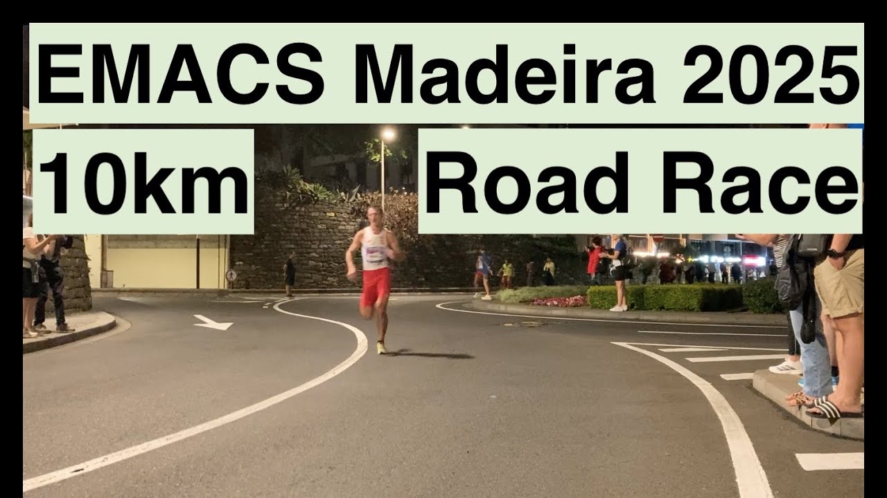10km Road Race EMACS Madeira 2025 European Masters Athletics Stadia Championships