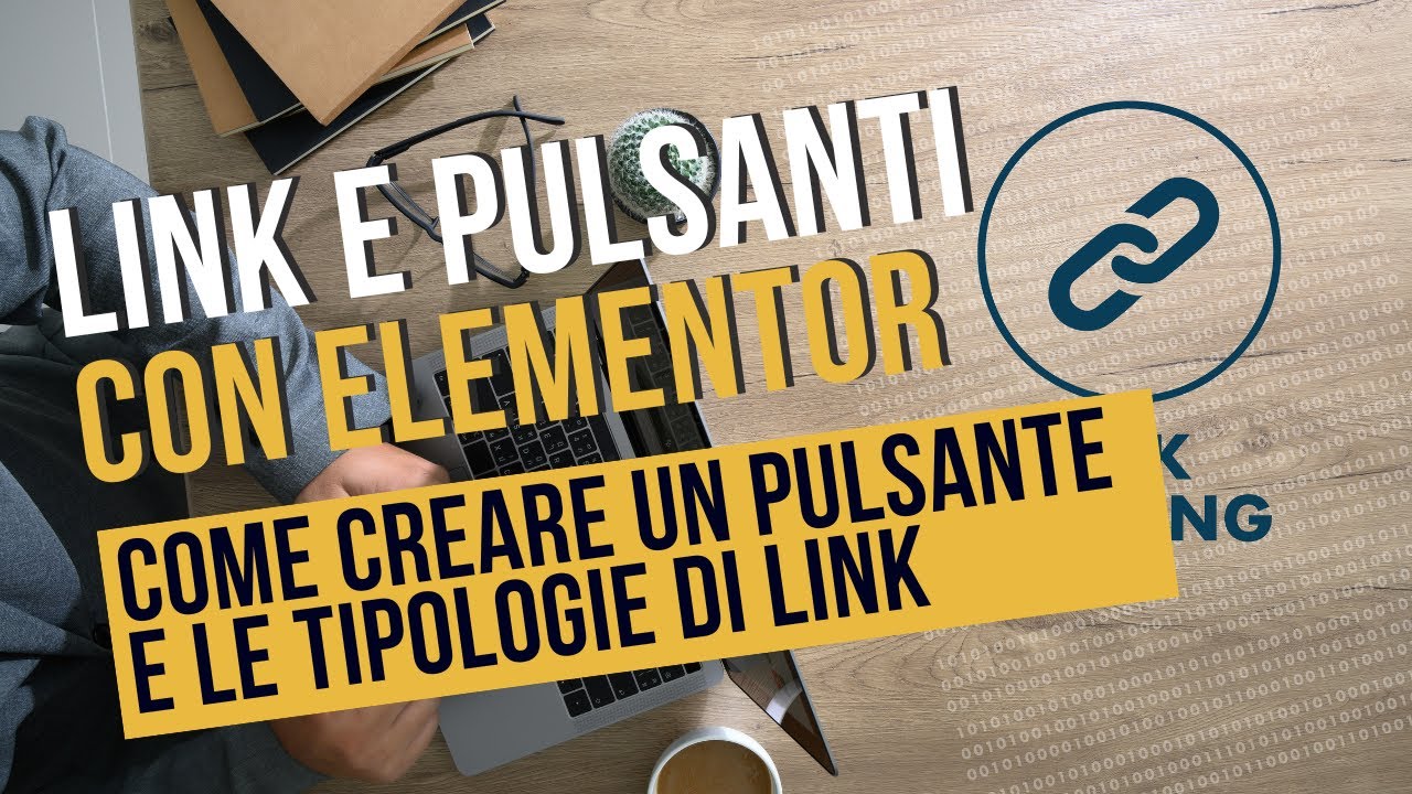 Come creare un pulsante con Elementor e come impostare un link