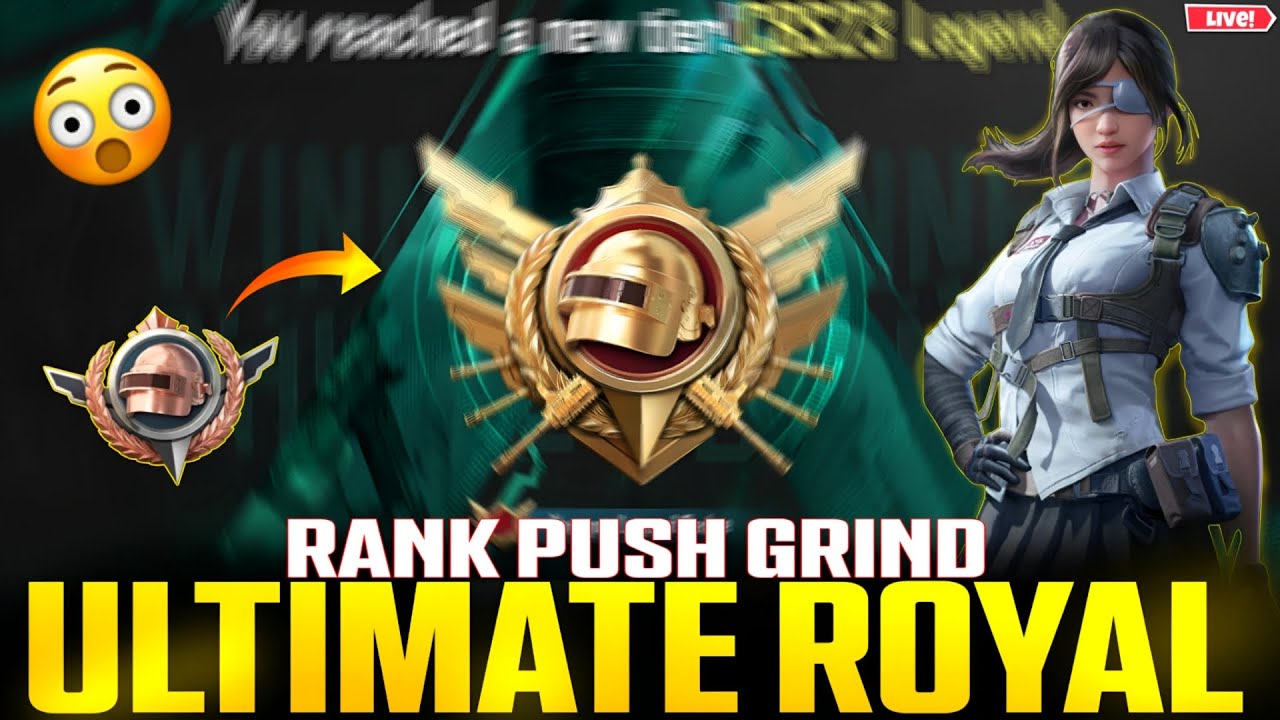 👑 Ultimate Royal Rank Push BGMI | Road to Conqueror | Live With Mr Oxygen Official | #bgmilive