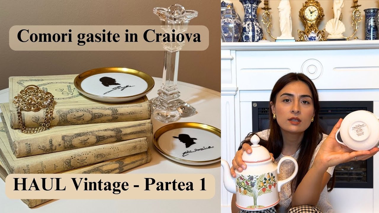 UIMITĂ de obiectele VINTAGE din CRAIOVA! | Porțelanuri RARE! HAUL Vintage (Partea 1)