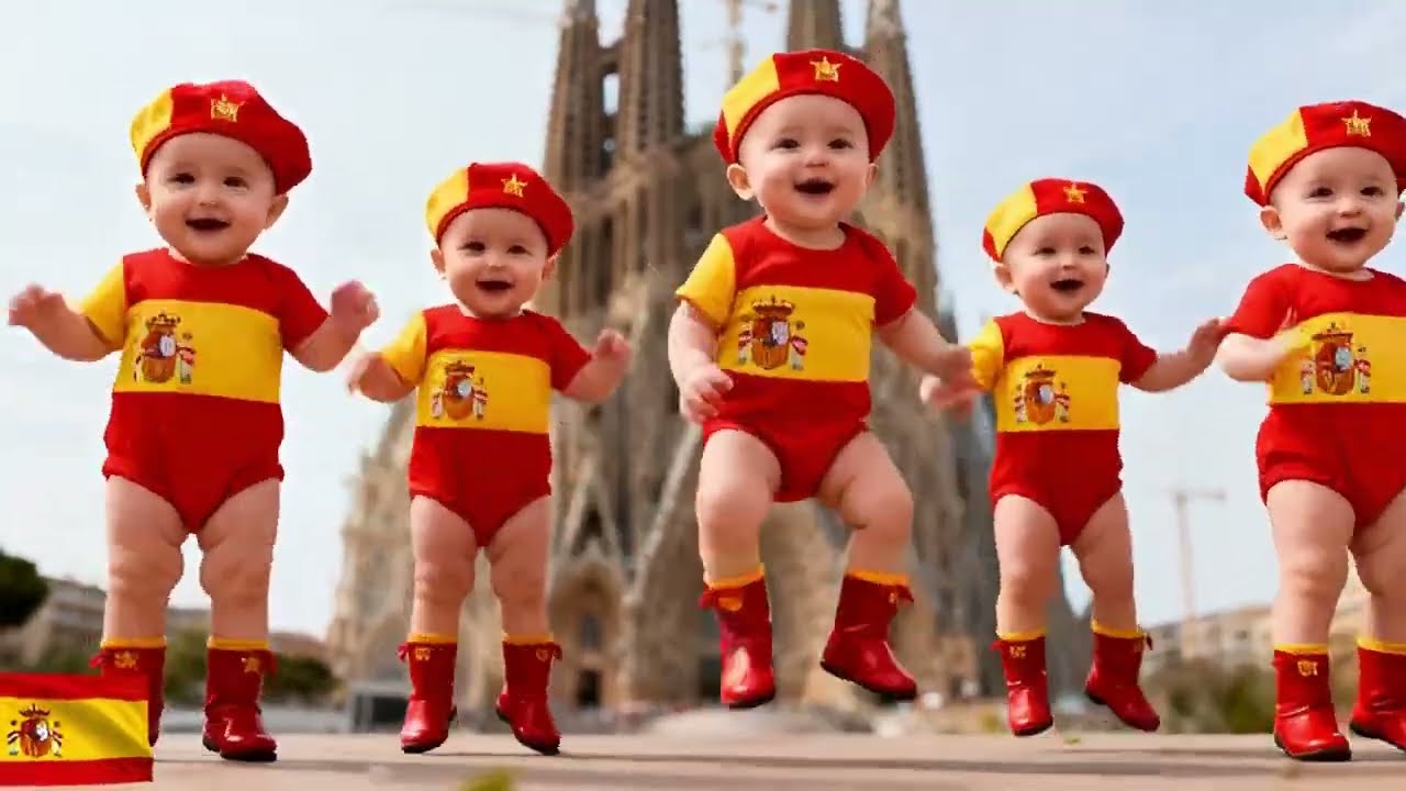 Dudi Dudi Dam Dam Dance 🎵 Around the World in One Baby Dance 🏳️ 🌈🕺