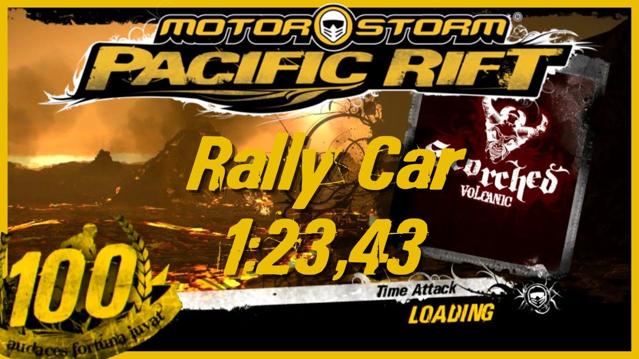 Scorched Volcanic Rally Car - 1:23,43