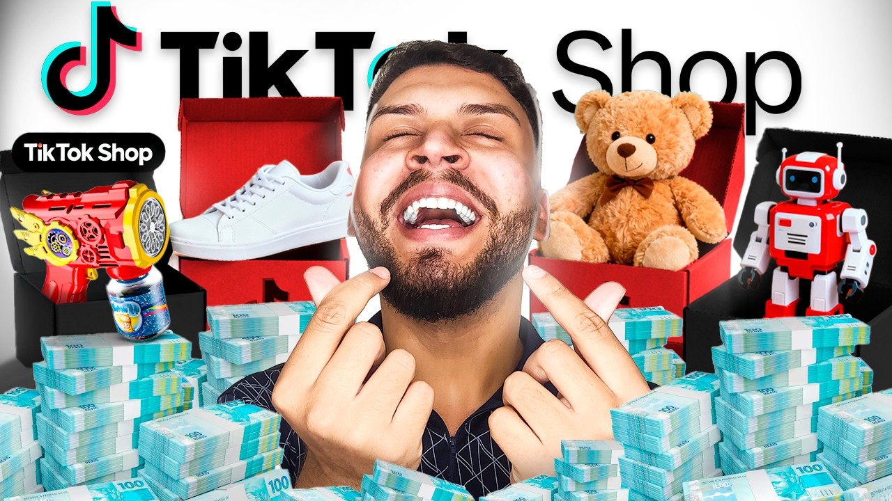 TIKTOK SHOP: PRIMEIRA VENDA EM 20 MINUTOS COM VIDEOS DE ACHADINHOS (Usando IA + Conteúdo Viral)