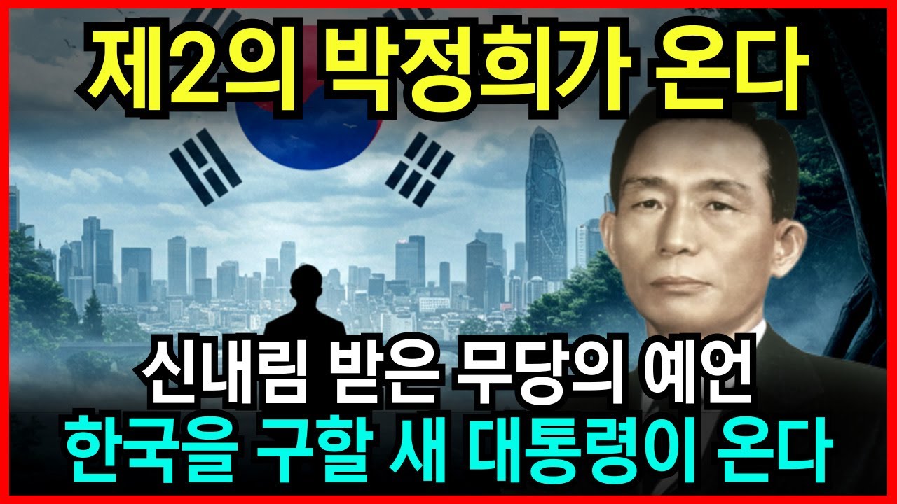 2028년, 위기의 한국을 구할 '제2의 박정희' 대통령이 나온다. 신내림 받은 무당의 예언 l 국운 l 계시 l 미스테리