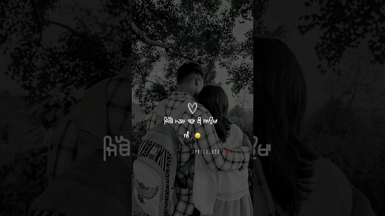 Punjabi Shayri 💔 ਅਫਸੋਸ 🥺Instareel #love #shayre #sad #broken #reels #viral #like #tiktok #1m#ipreet0