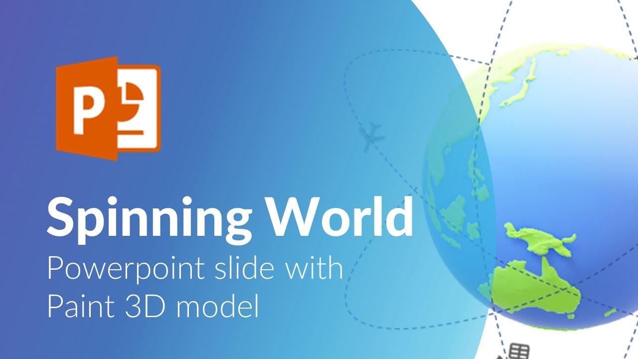 Animated World in Powerpoint. Powerpoint tricks