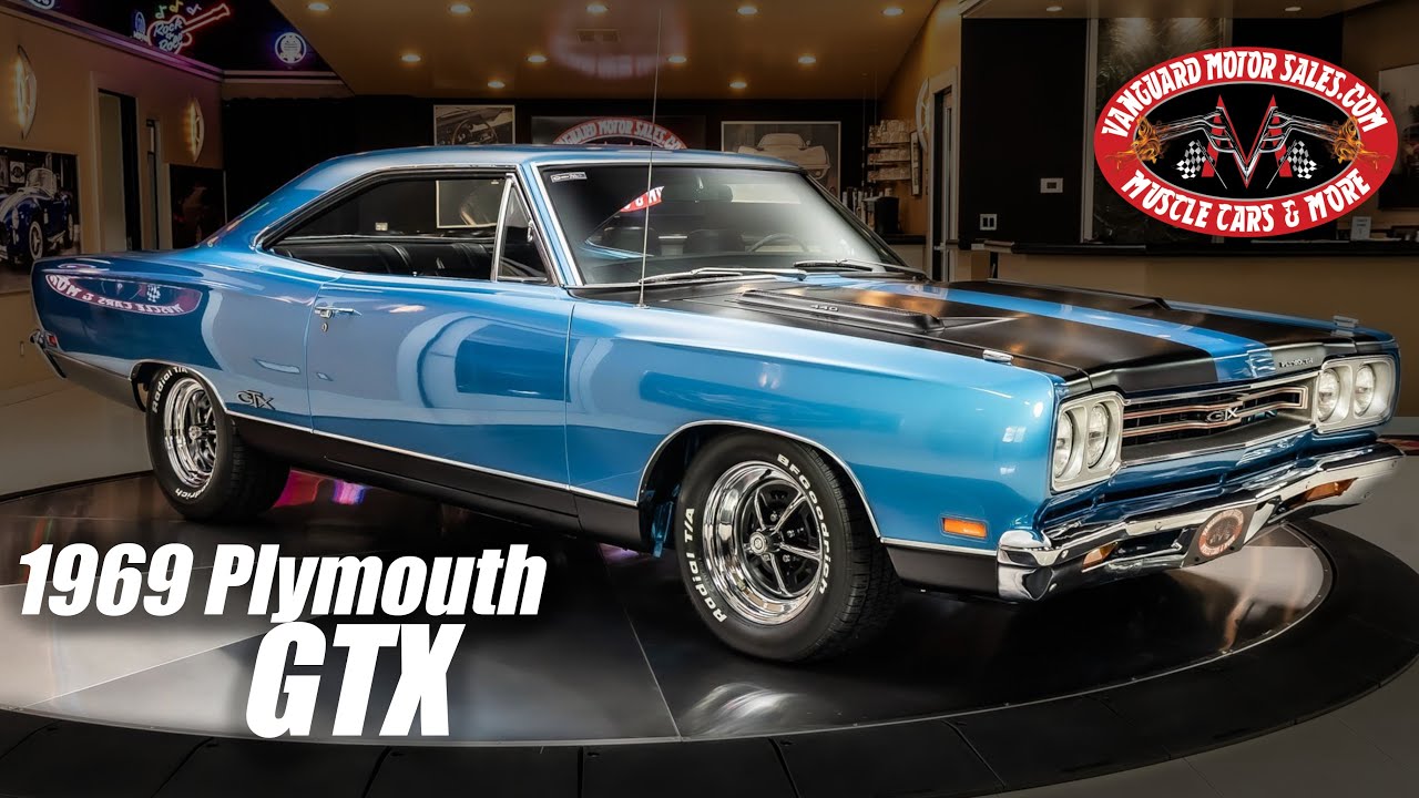 Plymouth GTX 1969 года выпуска продаётся. Vanguard Motor Sales #7407