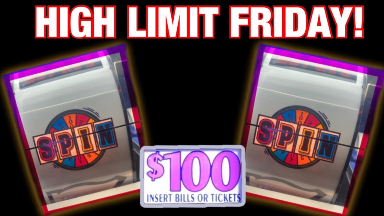 🏆 $100 WHEEL OF FORTUNE BACK TO BACK JACKPOT SPINS!!!! 🎰 🎉💵 | Best HIGH LIMIT FRIDAY EVER!! 🏆