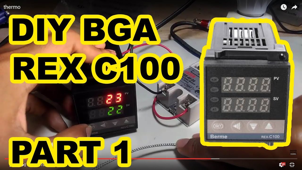 Merakit Temperature Controller Rex C100 part 1