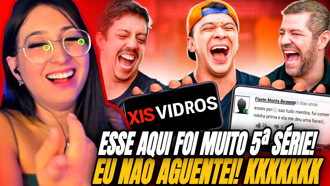 REACT  CANAL CANALHA: 3 HUMORISTAS LENDO COMENTÁRIOS DE UM SITE AÍ... ( ͡° ͜ʖ ͡°)  | THAY REACT