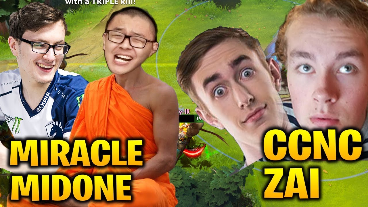 MIRACLE MIDONE vs CCNC ZAI - PUB IS HARDER THAN TI8