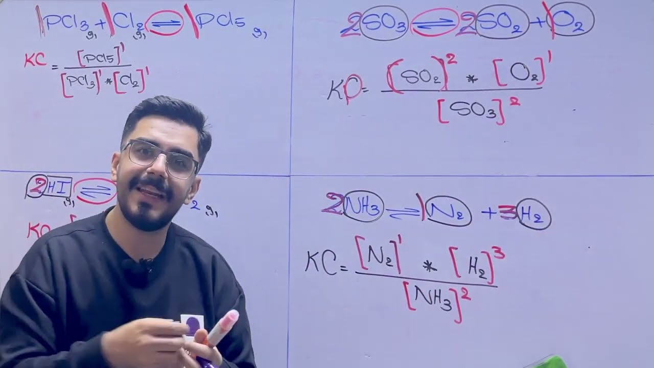 مراجعة مسائل الفصل الثاني ( البداية ) 2026 / كيمياء السادس يوسف يعرب