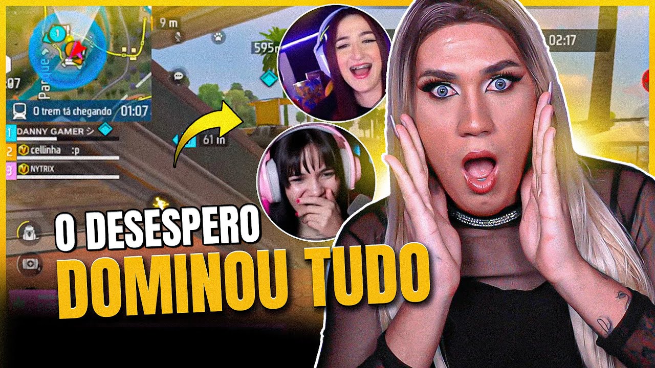 MUITA GRITARIA E JOGABILIDADE NESSE TRIO 🤣 | Nytrix - Free Fire