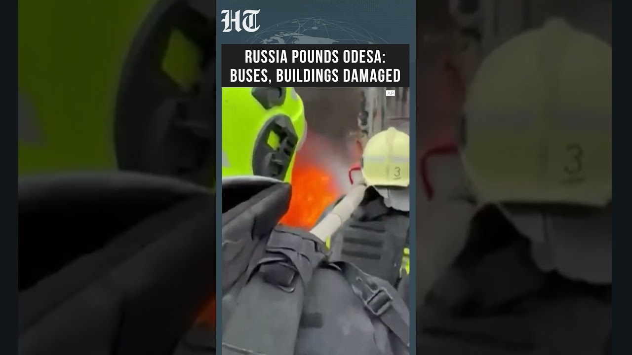 Putin's Massive Odesa Offensive: Russia's Horror Strike Hits Civilian Infrastructure | Watch #shorts
