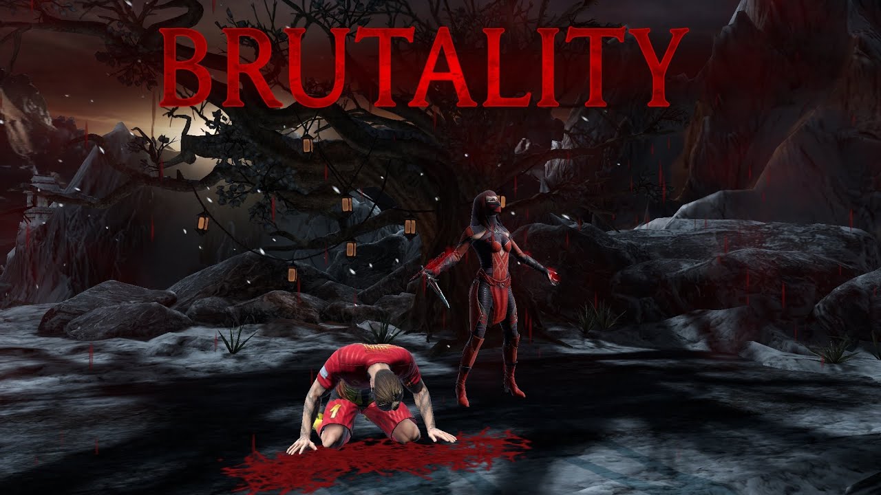 MK 11 Skarlet Brutality, mortal Kombat mobile gameplay. 