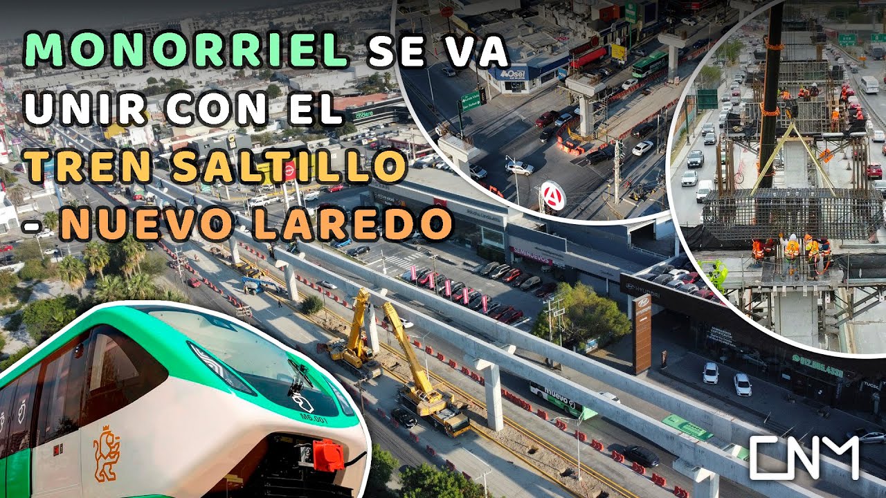 Aceleran los trabajos del primer Monorriel de México, Metrorrey en Nuevo León