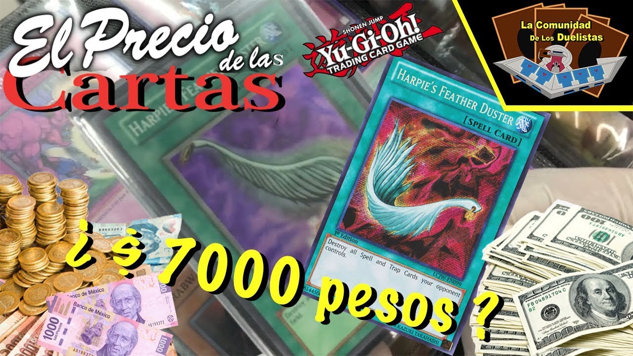 Yu-Gi-Oh! EL PRECIO DE LA HISTORIA  Colección de más de +$15000 pesos “Harpie's Feather Duster
